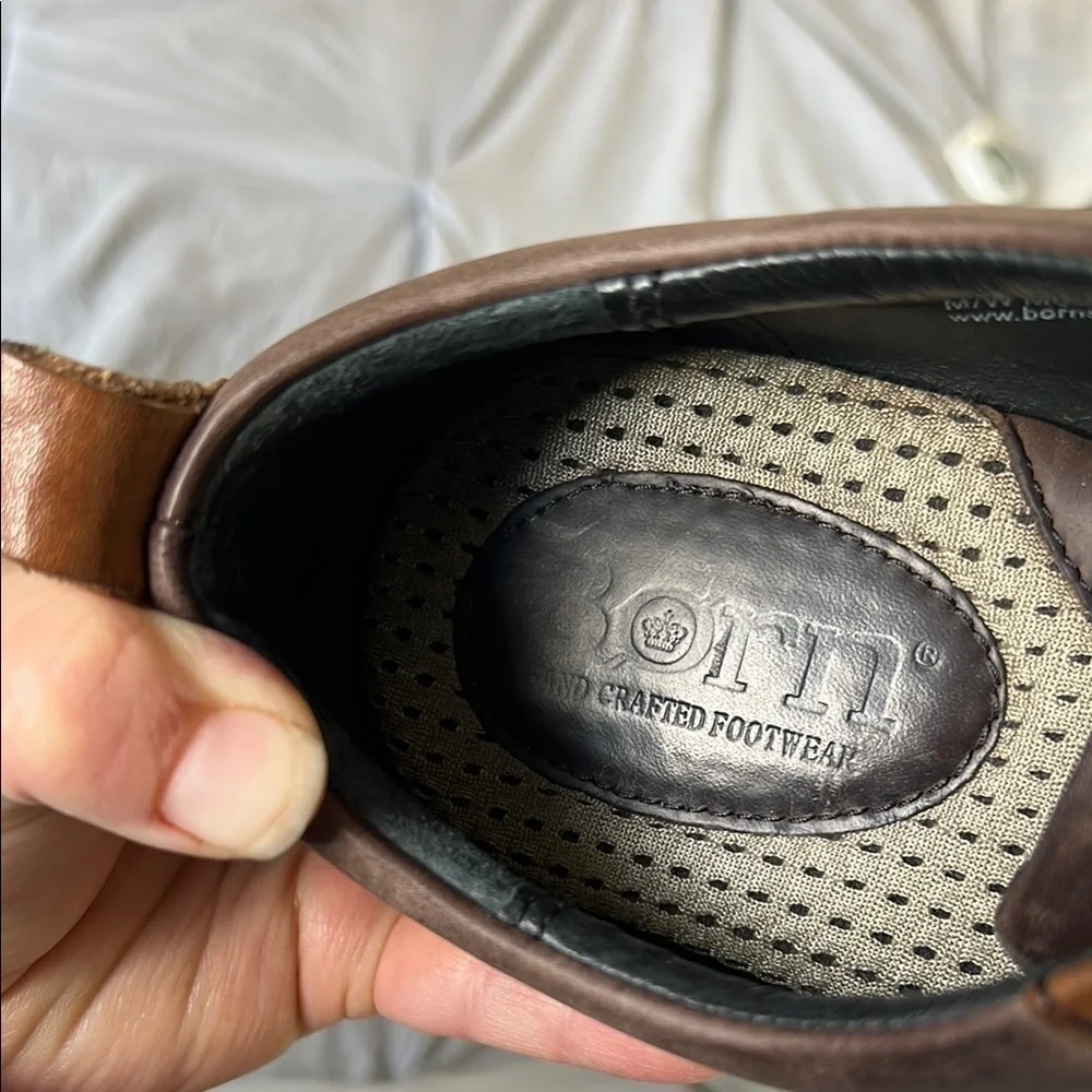 Born Men's Brown and Black Casual Shoes